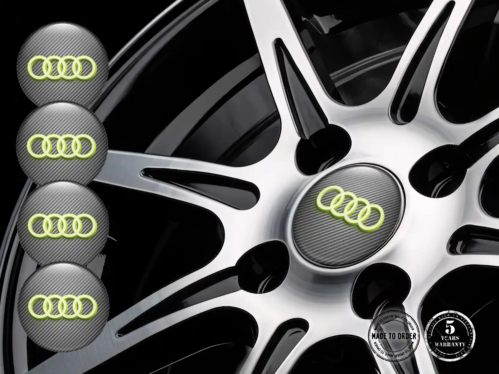 Audi Pegatinas Bombadas Tuning Vector Flujo Radiante